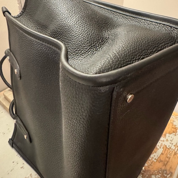 EUC Kate Spade Black Leather Tote - Picture 4 of 9